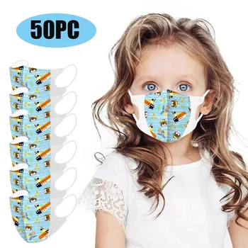 

20pcs/50pcs Children Cartoon Print Masks Disposable Anti Pollution Mask Mouth Mask Reuseable Face Mask Cloth Mouth Cover Mouth
