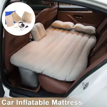 

Black / grey Car Inflatable Bed Portable Mobile Lathe PVC Flocking Car Inflatable Bed Perfect For Camping / Travel And Driving