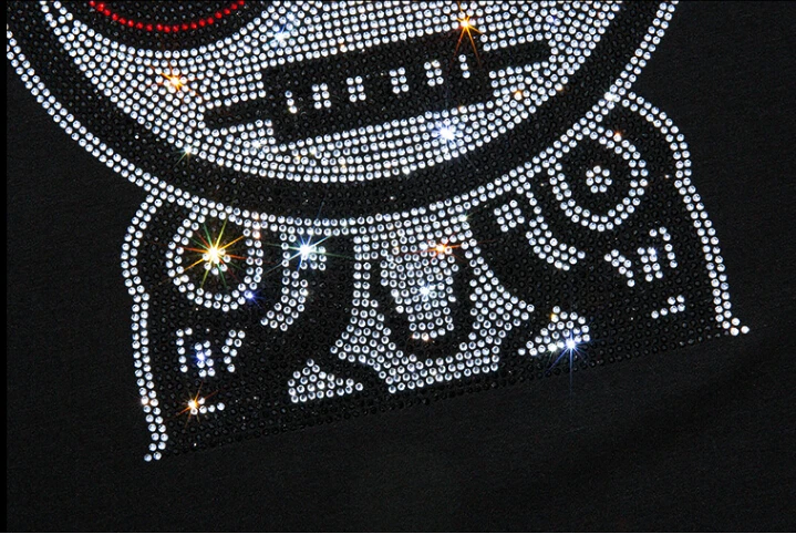 Футболка мужская футболка Летняя хлопковая Футболка терморубашка Мужская Алмазная каменная тяжелая работа с алмазным дизайном