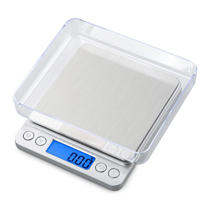 1000g/ 0.01g Small Pocket Jewelry Scale, Digital Kitchen Scale with 2  Trays, Stainless Steel Gram Scales Weight Gram and Oz, Digital Herb Scale