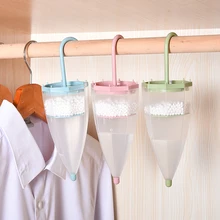 Desumidificador de guarda-roupa em forma de guarda-chuva, uso doméstico, mini secador de roupas com dessecante, caixa absorvente de umidade reutilizável