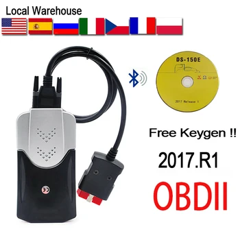 

ds150e obd2 NEW VCI 2017.R1 TCS VD DS150E CDP pro bluetooth for delphis scanner tool OBD Connectors fast