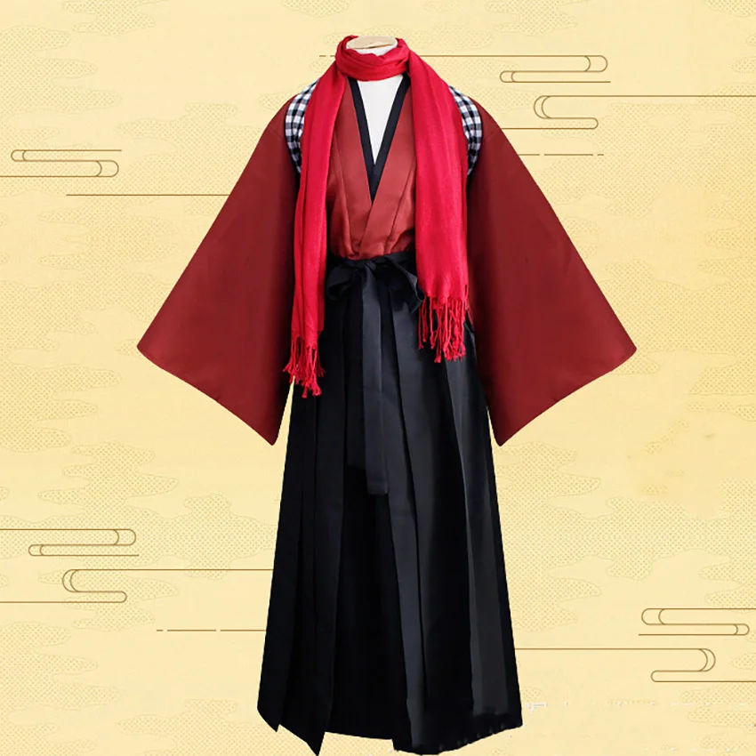The Sword Dance Kimono Traditional Japanese Style Asian Clothes Robe Role Play Dress Haori Fancy Disguise Women Men Costume
