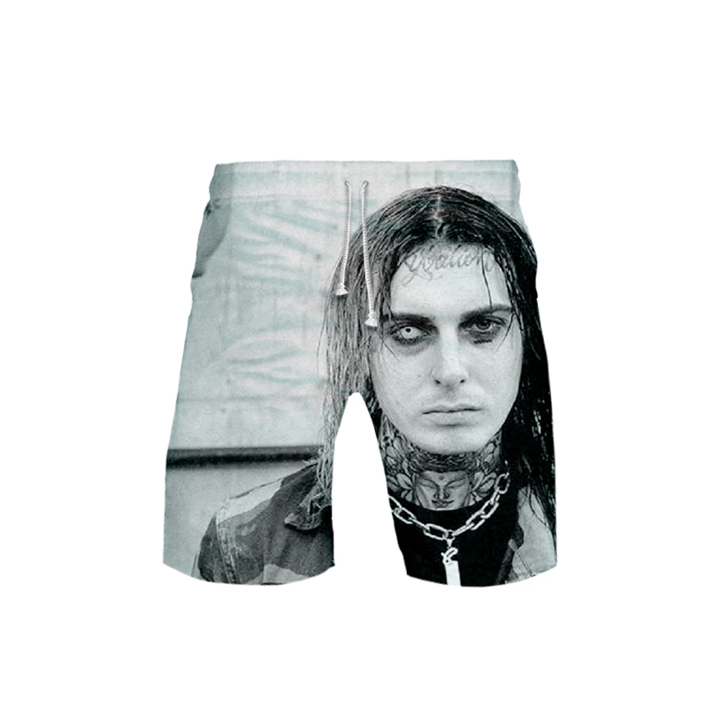 Ghostemane пляжные шорты с 3D принтом Мужская модная уличная одежда шорты Новое поступление, горячая распродажа Повседневная Уличная летняя одежда