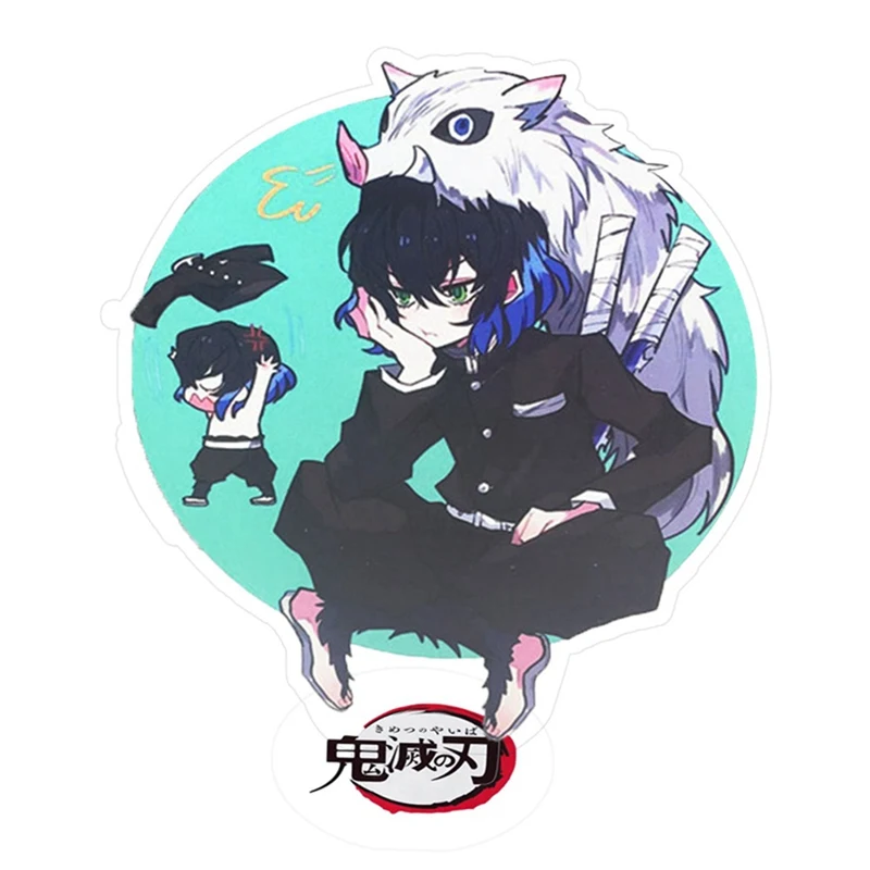 Японское аниме Demon Slayer: Kimetsu No Yaiba Kamado Tanjirou Kamado Nezuko фигурка на акриловой подставке канцелярские принадлежности подарок