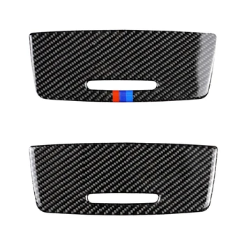 

For BMW E90 E92 E93 Carbon Fiber Sticker Interior Storage Box Panel Trim Cover Decals For 2005-2012 3 series Auto Accessories