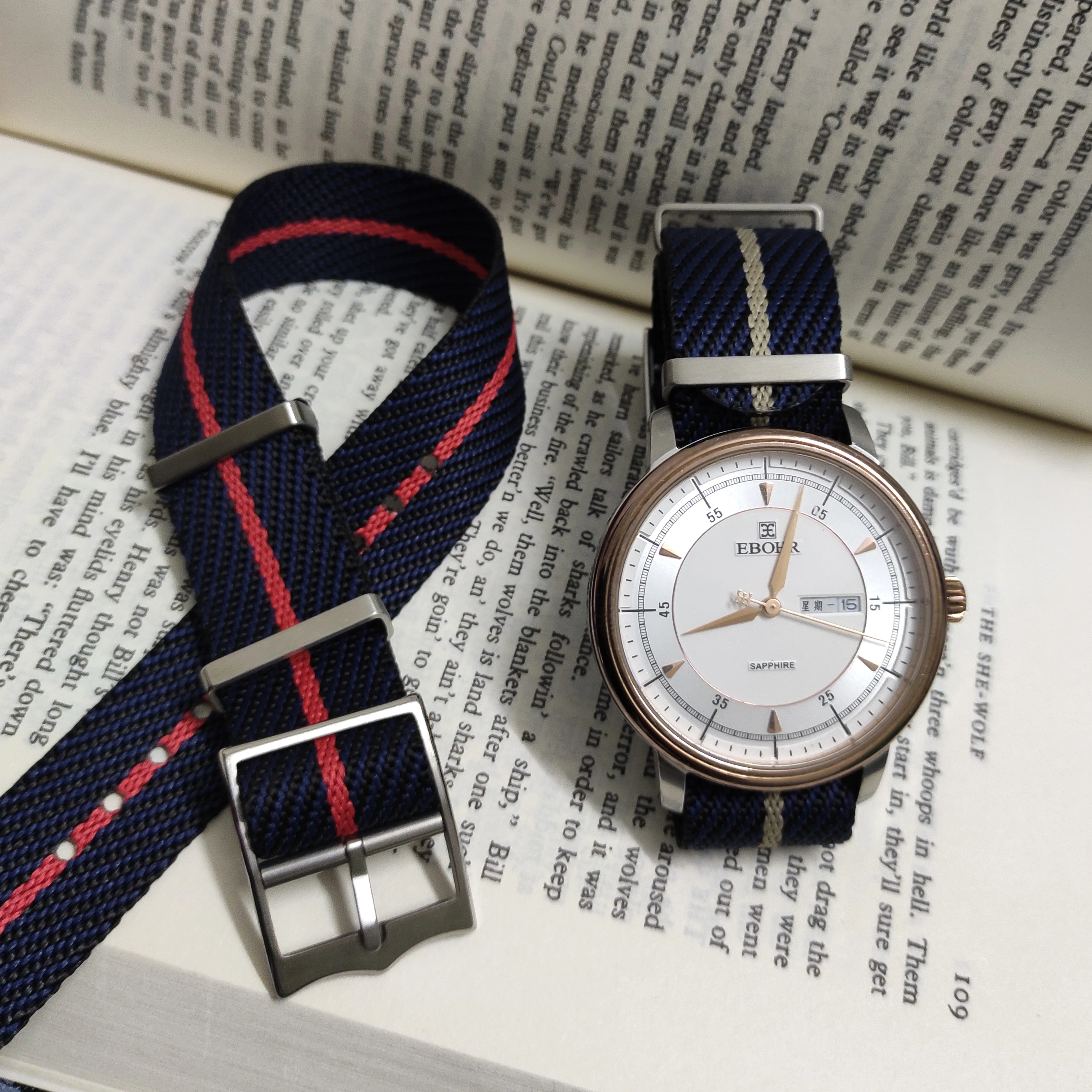 

Military Sport Nylon NATO Nylon Watch Strap Black Blue-Khaki Wristband 20mm 22mm Wristband Accessory French Army
