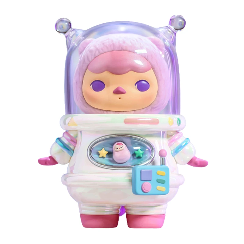 POP MART PUCKY Planet EXPLORER-SPACE Cat Astronaut Figurine