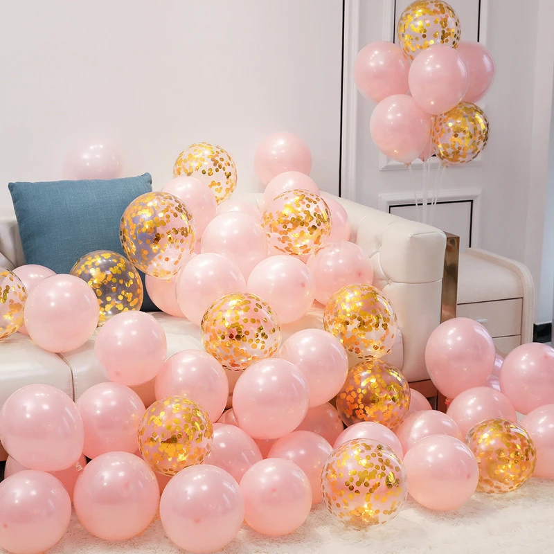 Latex Confetti Balloon Stand New Year Decorations Anniversaire Globos Wedding Ballon Arch Birthday Baloon Gender Reveal Balloons Ballons Accessories Aliexpress