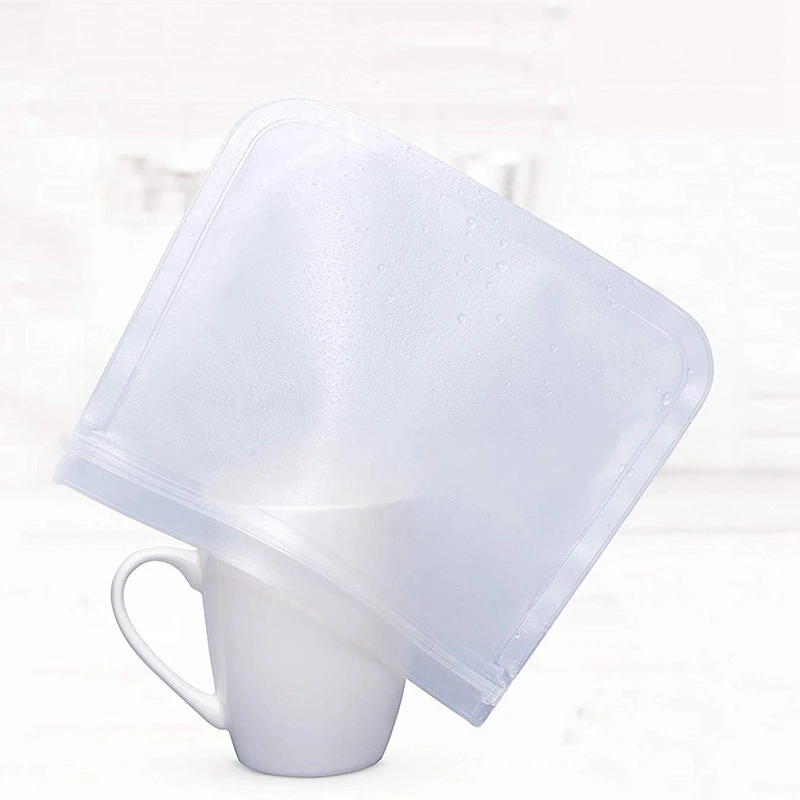 Многоразовые мешки для сэндвича одобренные многоразовые Ziploc сумки для обеда-PEVA сумка для хранения продуктов, еды и кухни организации-Leakproo