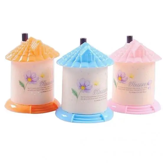 Carrywon креативная коробка для зубочисток Автоматическая Подставка Для Зубочисток Портативный модный прекрасный случайный цвет в форме дома зубочистки