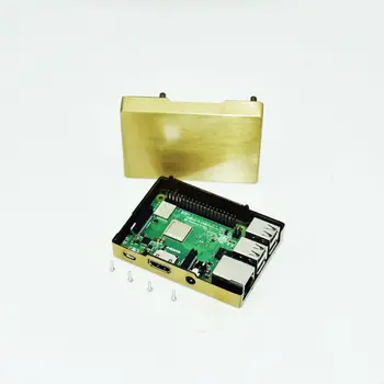

Aluminum Copper Case Metal Enclosure Cover Shell for Raspberry Pi 3/2 Model B/B+