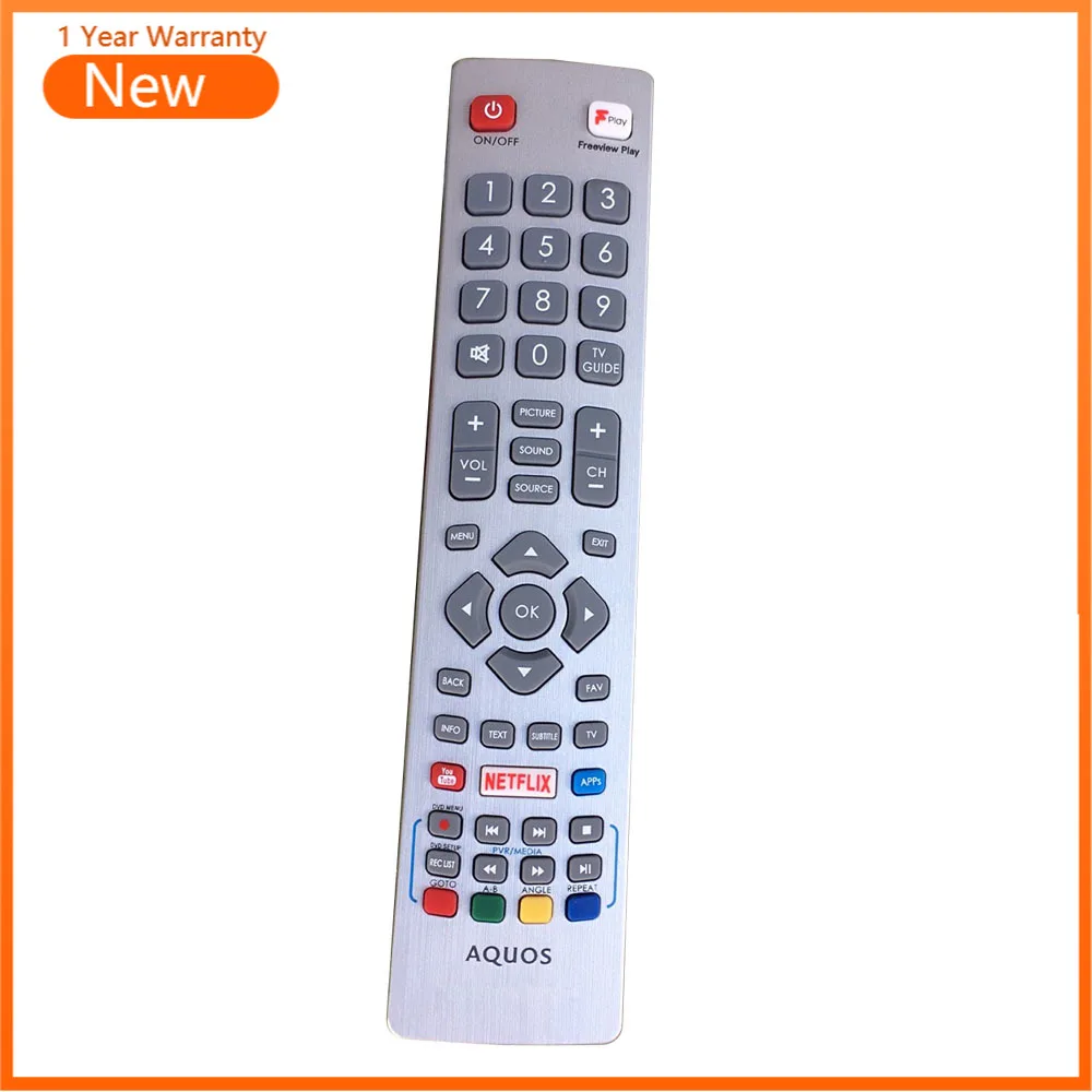 

Remote Control SHWRMC0115 For Sharp Aquos Smart LED TV IR Controle With Netflix Youtube 3D Button Fernbedienung