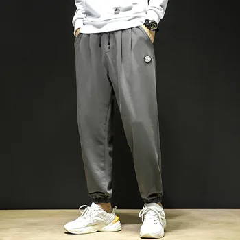 

Autumn And Winter Mens Pants Trends Casual Men's Trousers Elastic Waist M-5XL Mens Pants