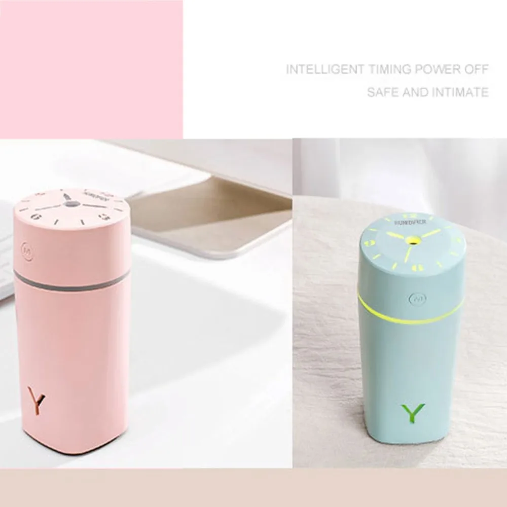 Красочный Светодиодный увлажнитель воздуха для дома, USB флакон, арома-диффузор, светодиодный, с подсветкой, для офисного тумана, освежитель воздуха