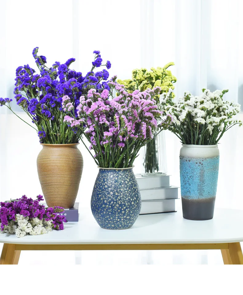 Fleur immortelle de couleur violette, Bouquets de fleurs naturelles séchées  Myosotis sylfata et Bouquet de fleurs oubliées pour la décoration de la  maison | AliExpress