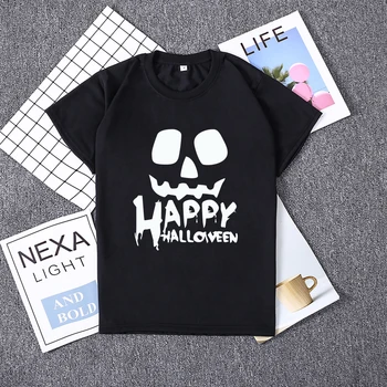 

Hillbilly 2019 New High Quality Happy Halloween T Shirt Short Sleeve Women Tshirt Fashion Casual Hallowee Party Style Tee Female