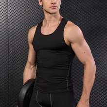 Летний мужской спортивный тренировочный плотный жилет Для Бега Спортзала фитнеса Быстросохнущий Топ Баскетбольная одежда дышащий жилет