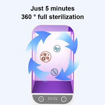 

DC5V 1A Portable UV Box Case Jewelry Mobile Phone Mouse Cleaner Toothbrush Cleaning Safe For Phone,toothbrush,glass,mask,jewelry