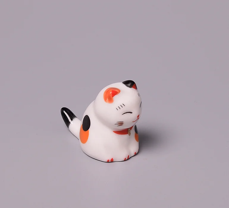 Креативные палочки для еды Lucky Cat, держатель для дома, отеля, керамика, милый Декор, японские кухонные инструменты, палочки для еды, палочки для еды LF620