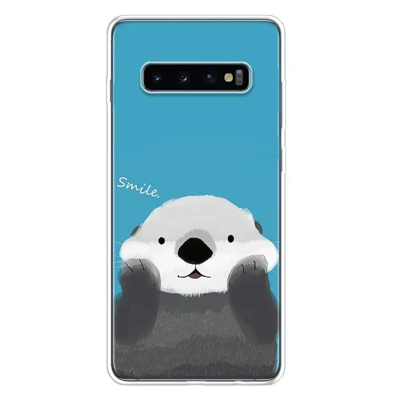 Кот, Медведь, полностью ярче крышка чехол для телефона для samsung Galaxy A10 A20E A30 A40 A50 A70 A50S A80 M30S A6 A7 A8 A9 Plus+ Кок