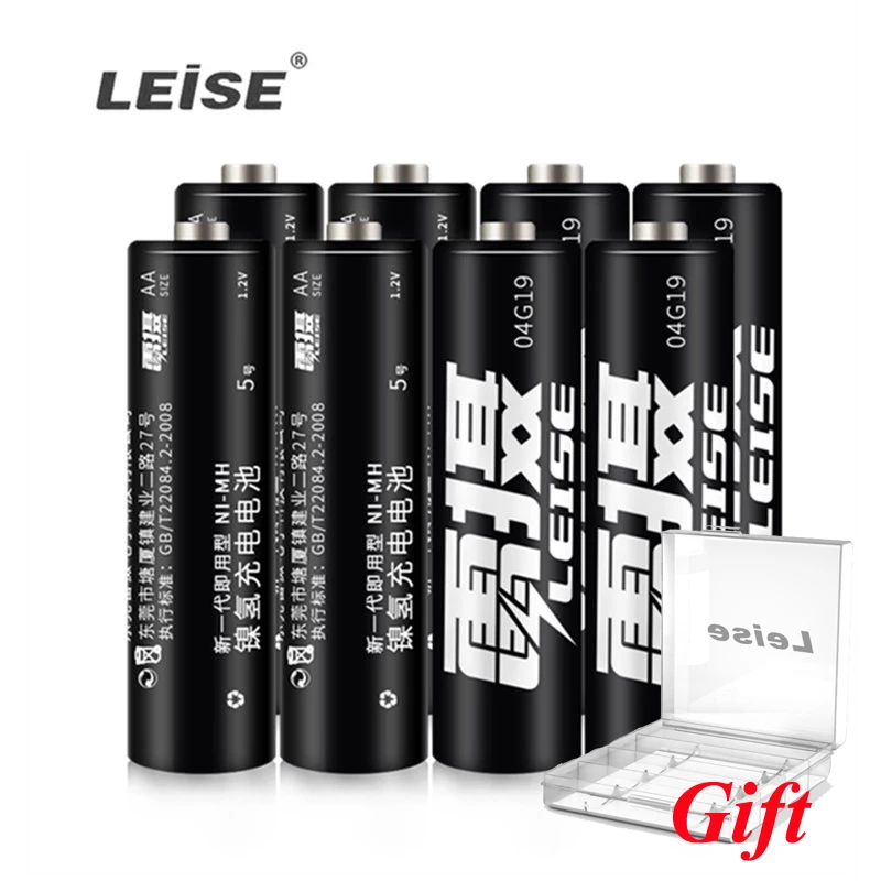 Leise 4pcs/lots Aa Rechargeable Battery 1300mah Nimh 2a 1.2v 4