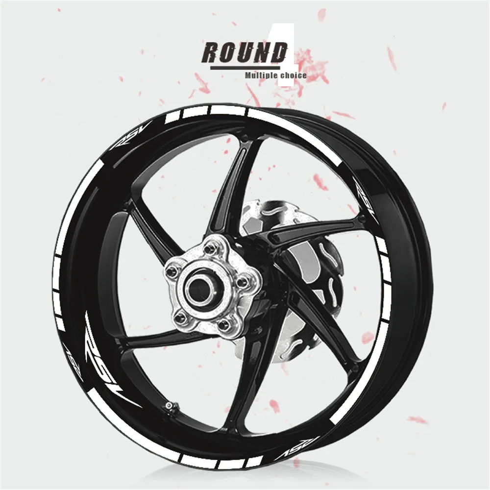 Wheel Stripe LOGO Sticker Set Set Waterproof Motorcycle Sticker Personality Tire for APRILIA rsv