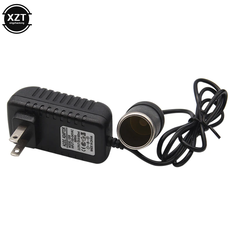 220V to 12V 2A for Car Cigarette Lighter Power Adapter Socket 220V to 12V 600ma Charger Converter Home Parts US/EU/UK For iPad