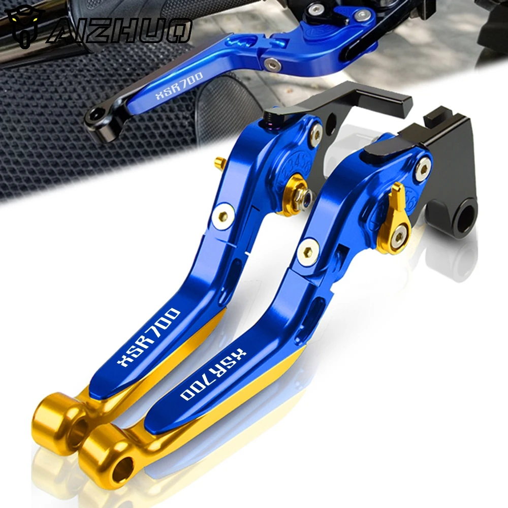 

CNC Регулируемый рычаг тормоза сцепления для YAMAHA XSR 700 XSR700 ABS 2015-2020 2019 2018 2017 2016 Мотоциклетные аксессуары XSR700 логотип