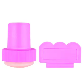 

Nail-print template for nail-enhancement tool, nail-stamp, doctor-head set