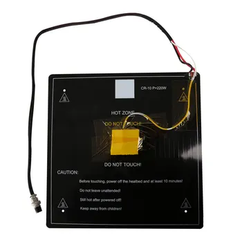 

Heat Bed High Practical Hot Plate Accessories Durable Portable Easy Install 12V Safe Office 310*310mm for Cr-10