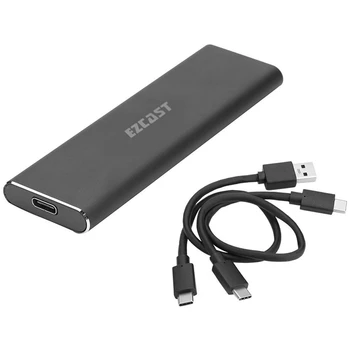 

EZCast M2 SSD Case USB3.1 Gen2 Type-C M.2 NVME SSD HDD Enclosure Adapter 9Gbps for PCIE M Key Disk Box