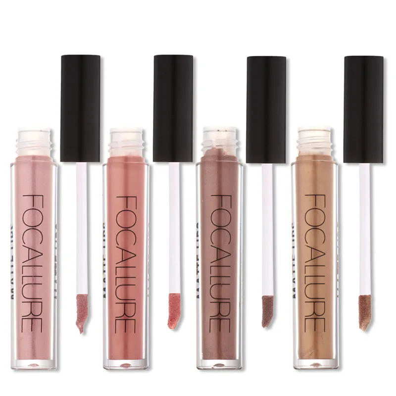 FOCALLURE Chameleon Shimmer Lipstick Metal Lip Gloss metal 9 Colors 2020 New Long Lasting Lips Makeup Charming Long-Wearin