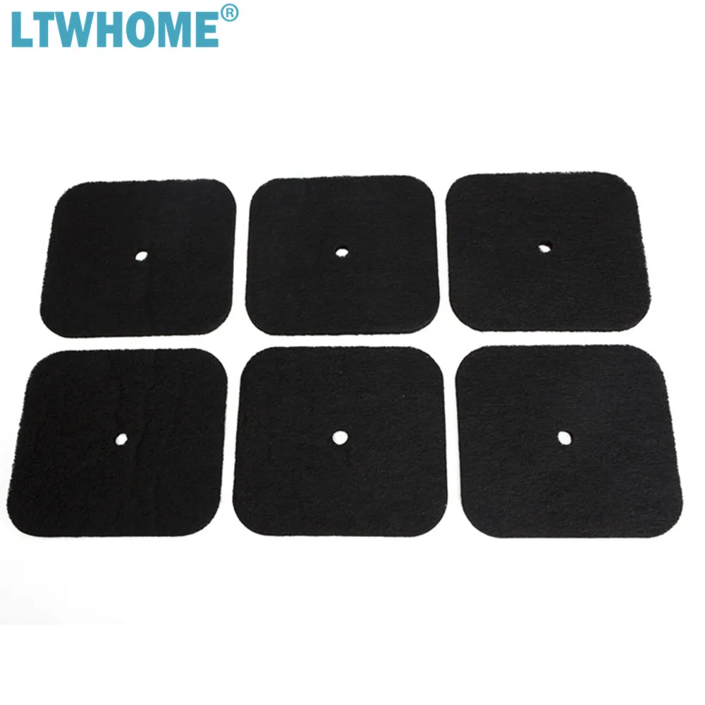 Activated Carbon Filter Pads LTWHOME Replacement Carbon Filter Fit For Catit Hooded and Jumbo Hooded Cat Pans codes 50695, 50696, 50700, 50701, 50702