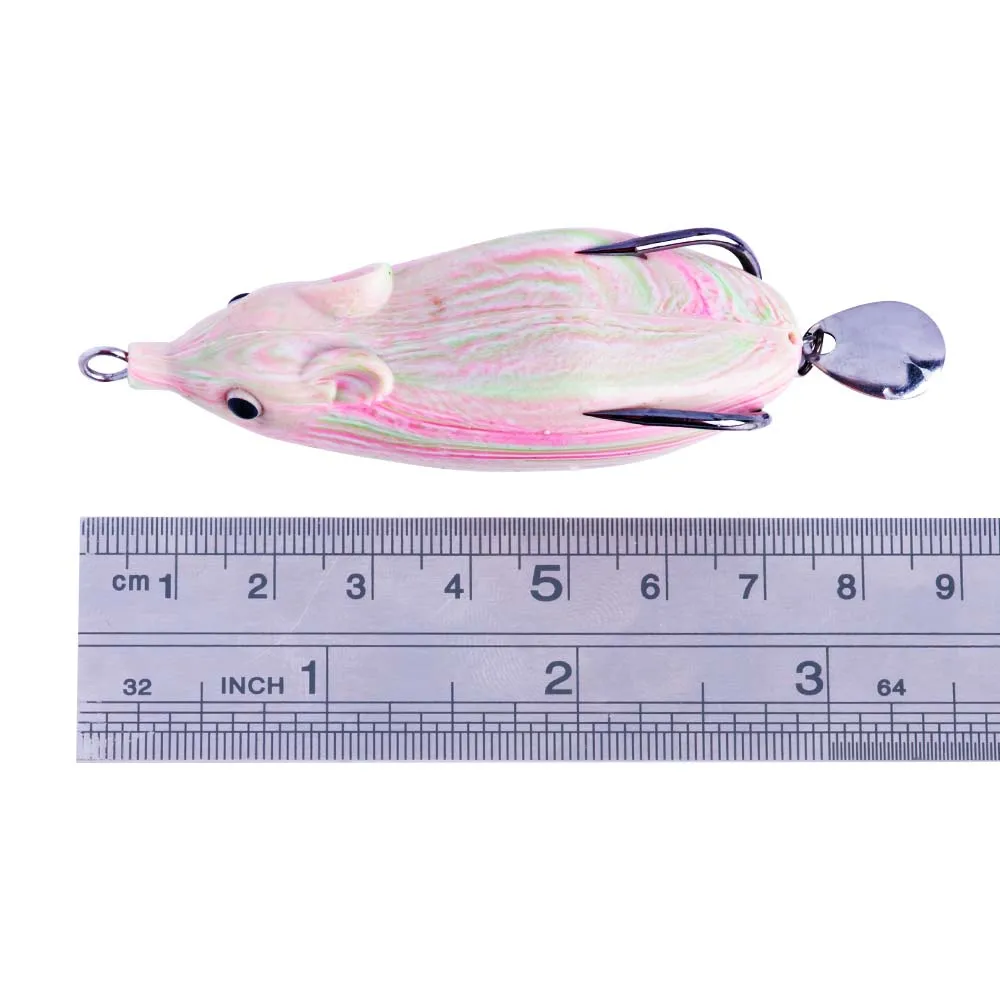 HENGJIA Frog Lure 7cm 12G pesca Spinner Spoon Fishing Lure Sillicon Bait  Fake Lure For Snakehead Bass Pike Pesca bait