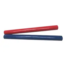 Orff World деревянная перкуссия ручка инструмента для детей раннее образование красная и синяя пара Ритм палочки музыкальная игрушка в подарок