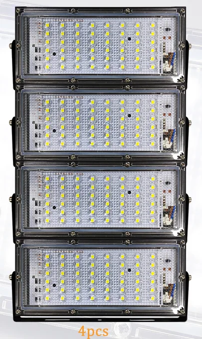 Светодиодный прожектор 30 Вт/50 Вт Открытый AC110V водонепроницаемый IP65 Точечный светильник Xtra яркий сад ночной Светильник s светодиодный прожектор светильник ing уличный светильник - Испускаемый цвет: 4pcs