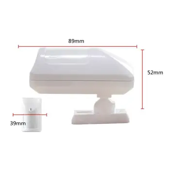 

Wired Infrared Detector Indoor Wide-angle PIR Detector Home Security Alarm Wired Infrared Detector Wide Angle PIR Detector