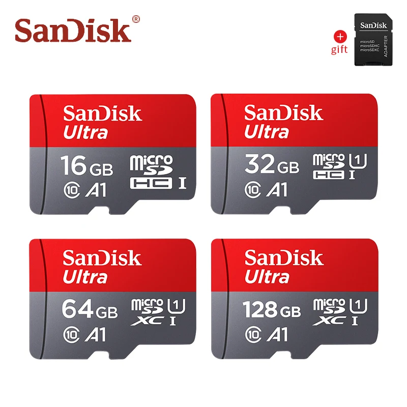 

SanDisk Class 10 Memory Card 256GB 200GB 128GB 64GB 32GB 16GB Micro sd card SDXC/SDHC tf card Cartao De Memoia flash cards