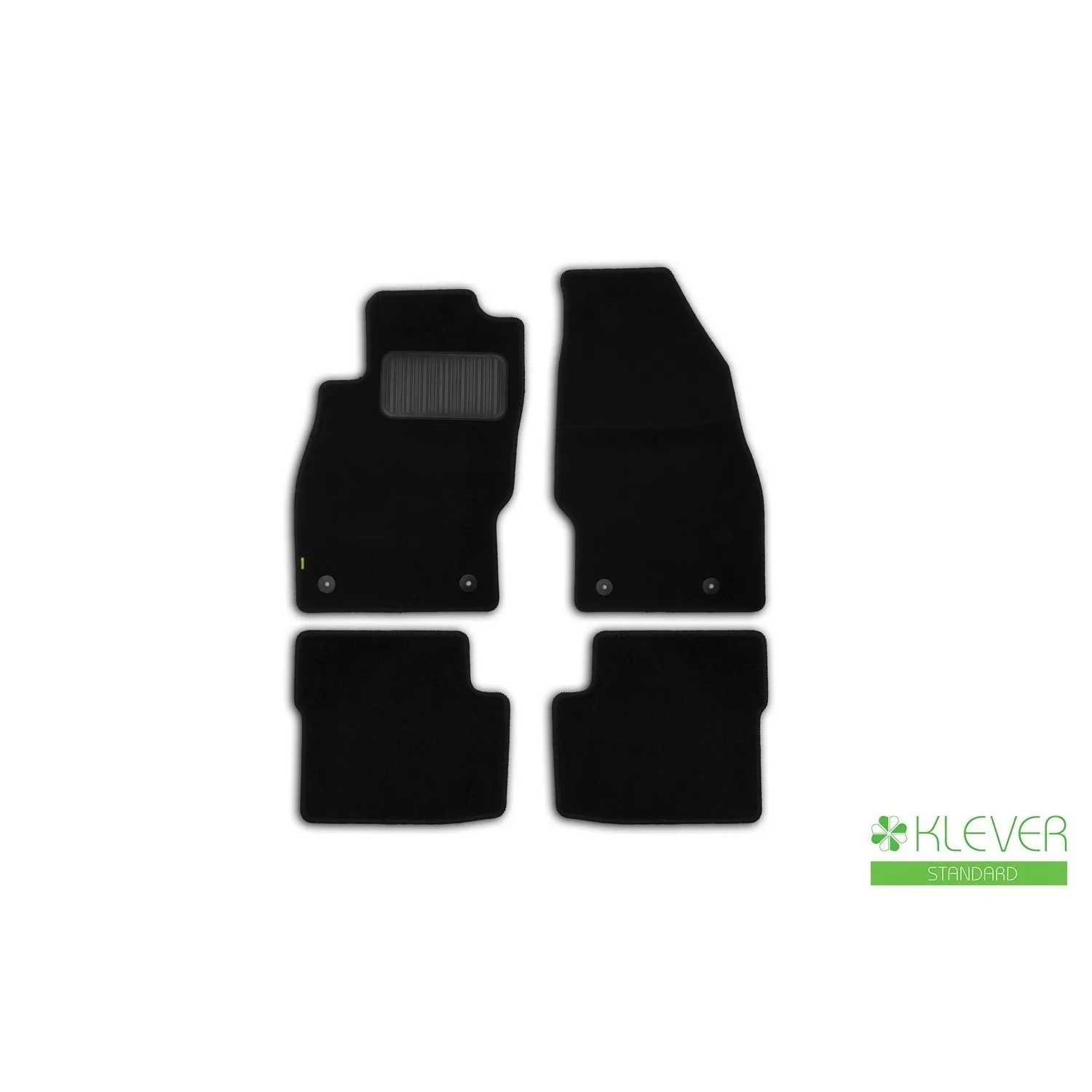 Коврики в салон Klever для OPEL Corsa D 3D, 5D 2006->, хб., 4 шт.(текстиль) KLEVER02371401210kh
