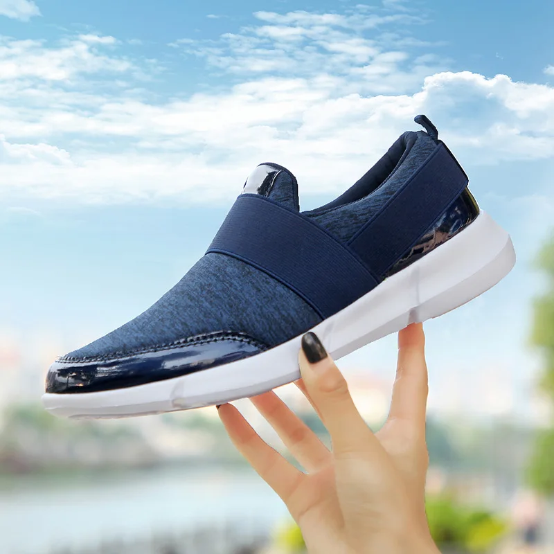 

Athletic Shoes Women's Non-Shoe Lace Slip-on Pregnant Women Slip-on Mom Foot Covering Nurses Feet Wide Foot Fat Plus-sized Sprin