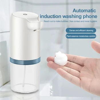 

Liquid Soap Dispensers Touch Automatic Induction Foam Machine Hand Sanitizer Spray Mobile Phone Soap Dispenser Bathroom Hardware