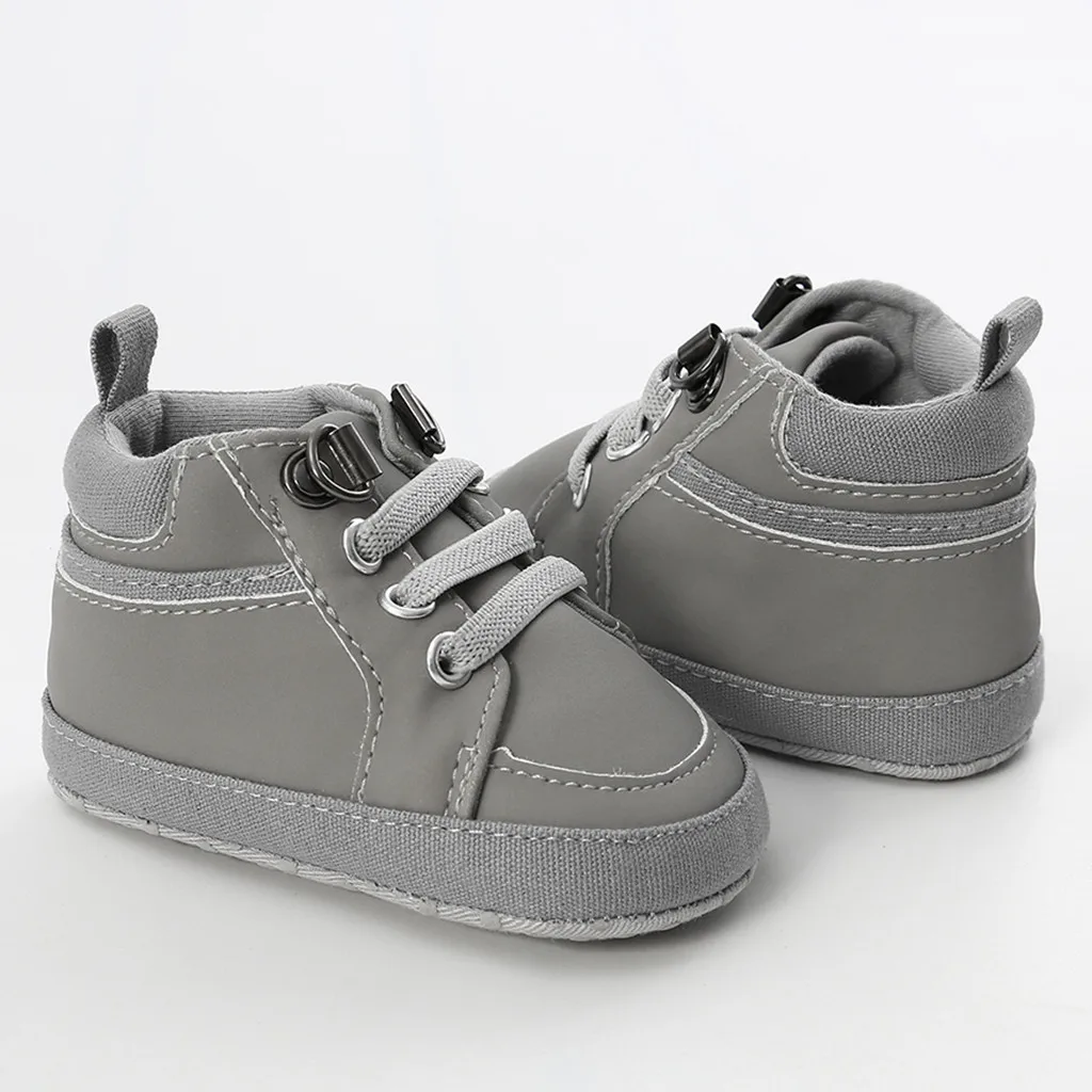 Кожаные новые классические спортивные кроссовки для новорожденных мальчиков и девочек, обувь для малышей Мягкая Детская нескользящая подошва 0-18 м#91004