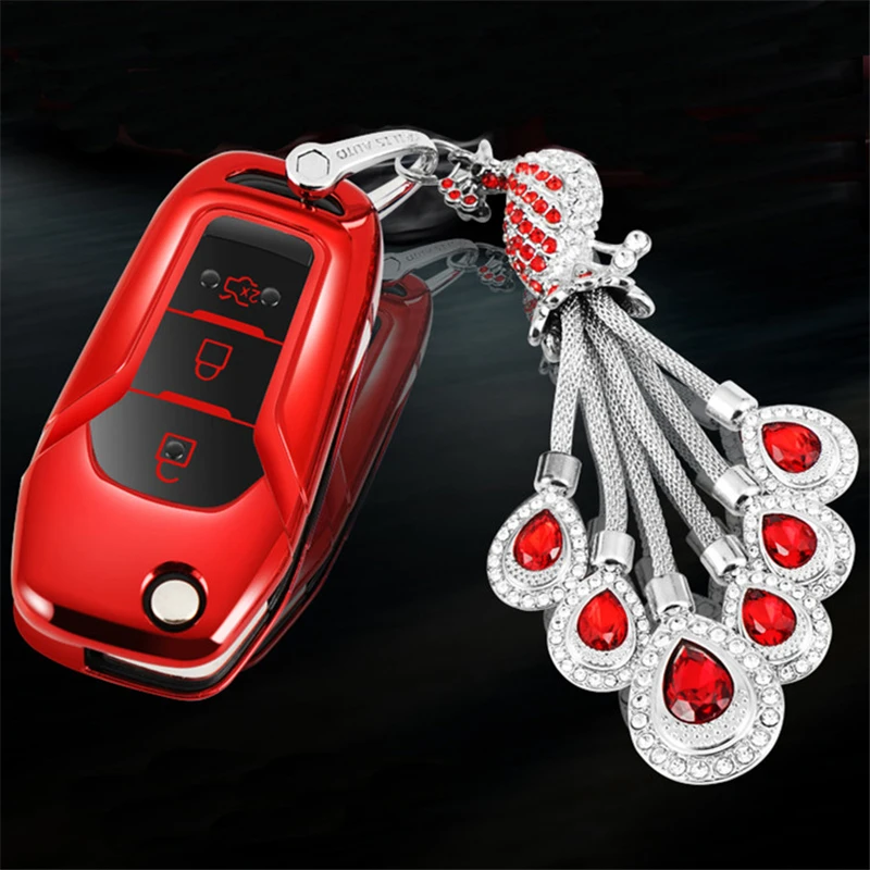 

2020 Car Key Full Cover New Soft TPU Protection Shell For Ford Fusion Fiesta Escort Mondeo Everest Ranger Auto Accessories