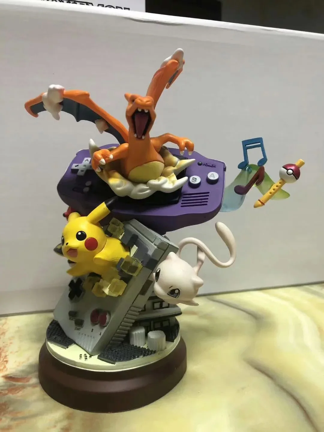 Модель гаража комплект Чаризард Пикачу Dreamy Pet Elf Покемон GK Garage Kit комбинированная сцена