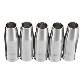 

27pcs MB-15AK MIG/MAG M6 Welding Weld Torch Contact Tips 0.6/0.8/1.0mm Holder Gas Nozzle Link Rod Conical Nozzle Shield Cup
