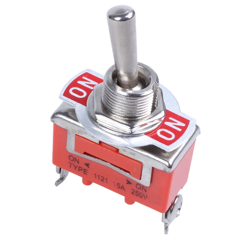 

AC 250V 15A ON / ON 2-way SPDT Screw Terminals Toggle Switch