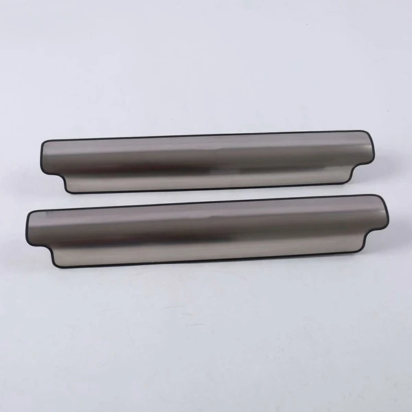Автомобильное внутреннее сиденье задняя защитная крышка Анти Kick Board Stick Trim 2 шт. для Volkswagen VW TiguanL Tiguan L MK2 - Название цвета: Have word