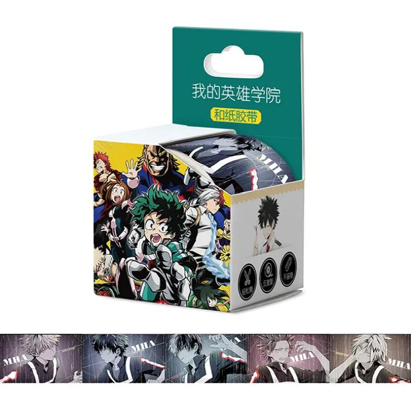Клейкая лента Bakugou Katsuki Todoroki Shoto Midoriya Izuku Washi Tape 10 коробок/лот | Игрушки и хобби