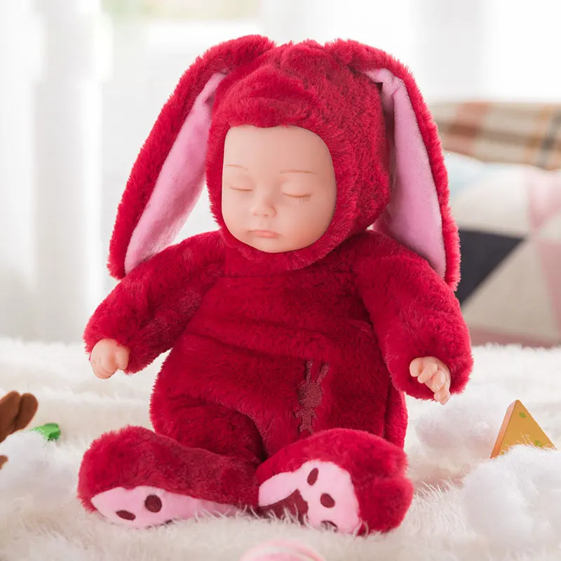Cute-38CM-Simulated-Babies-Sleeping-Dolls-Rabbit-The-material-of-pp-cotton-Children-Toys-Birthday-Gift(7)